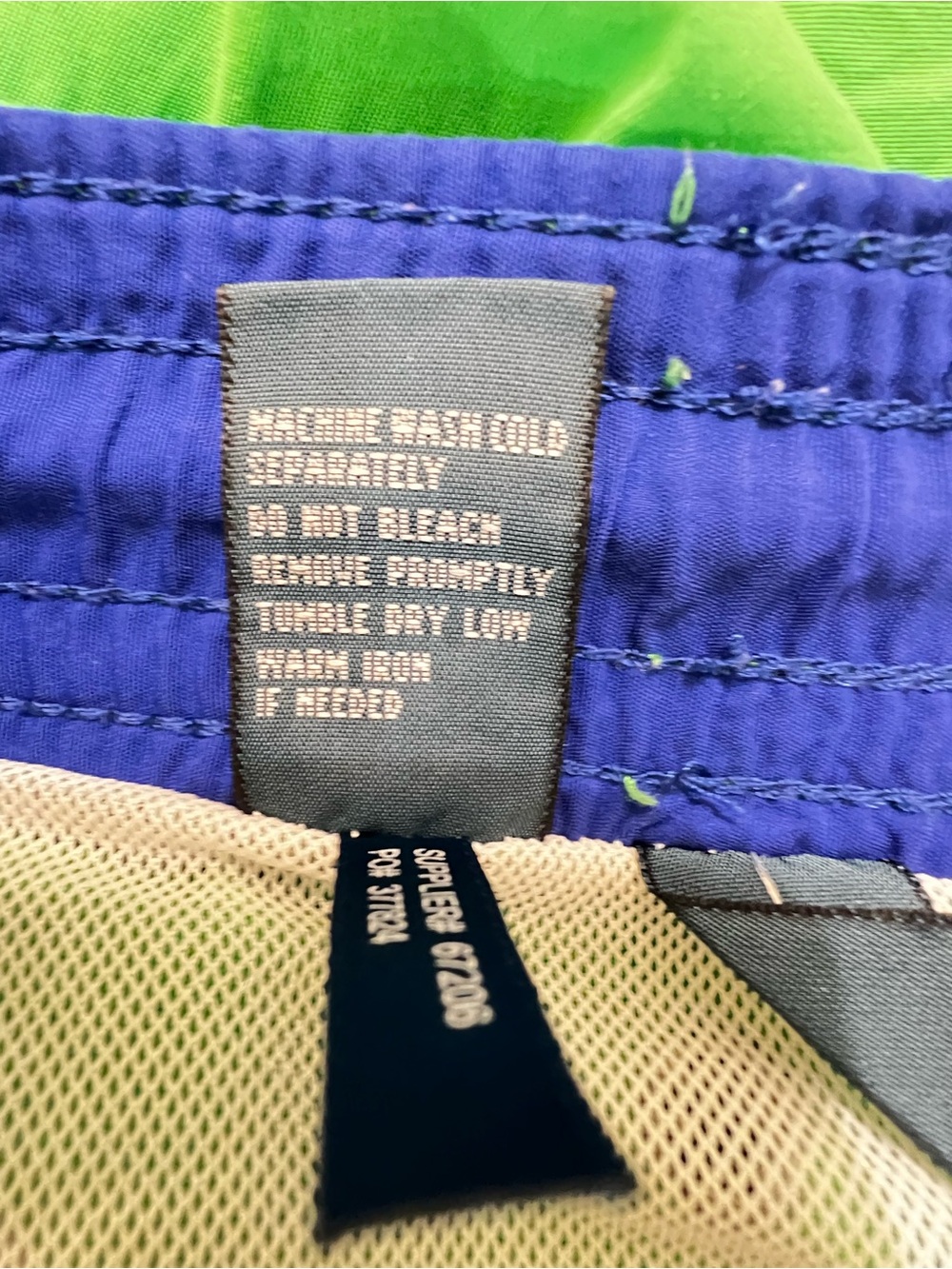 Polo by Ralph Lauren Green Swim Trunks Preppy Size XL - Picture 13 of 15